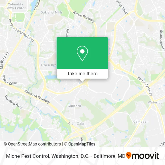 Miche Pest Control map