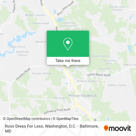 Ross Dress For Less map