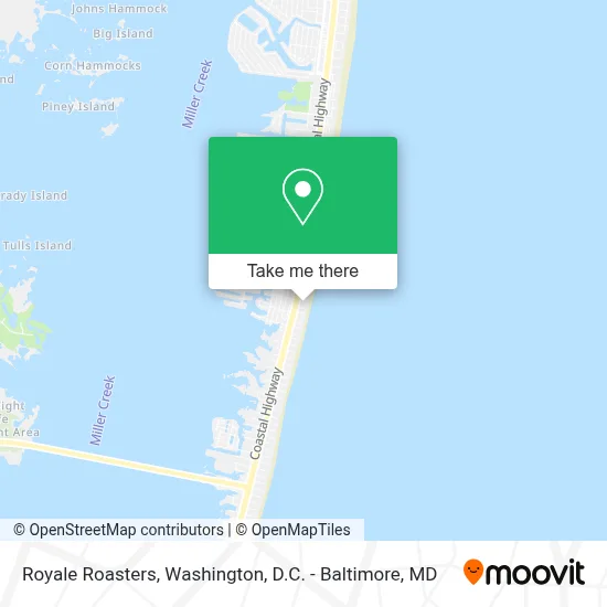 Royale Roasters map