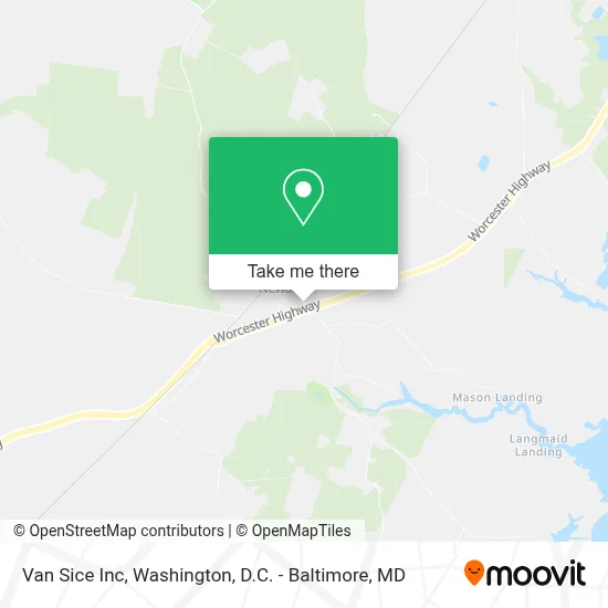 Van Sice Inc map