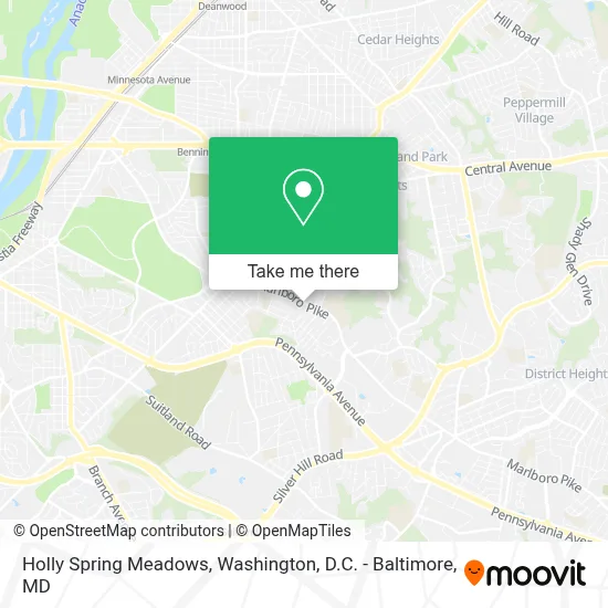 Holly Spring Meadows map