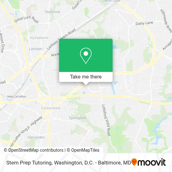 Stem Prep Tutoring map