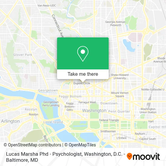 Lucas Marsha Phd - Psychologist map