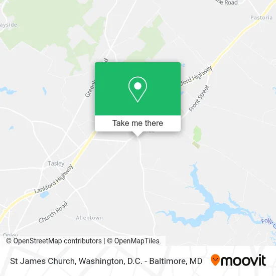 St James Church map