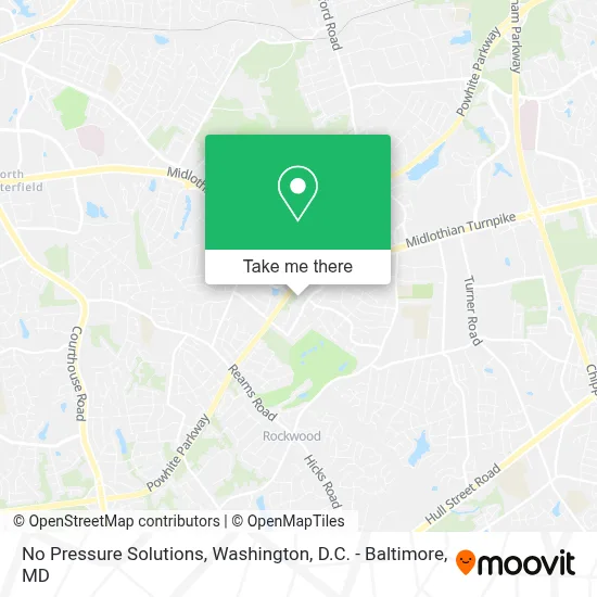 No Pressure Solutions map