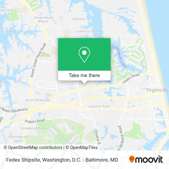 Fedex Shipsite map