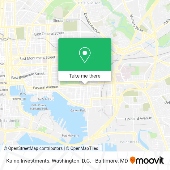Kaine Investments map
