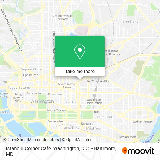 Istanbul Corner Cafe map