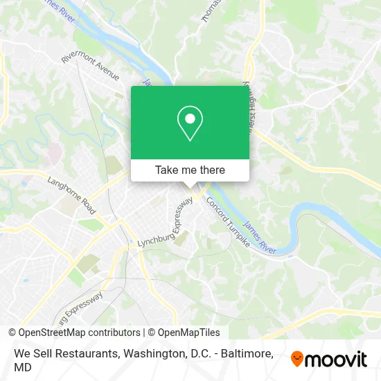 We Sell Restaurants map