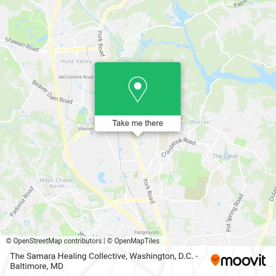 The Samara Healing Collective map