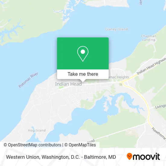 Western Union map
