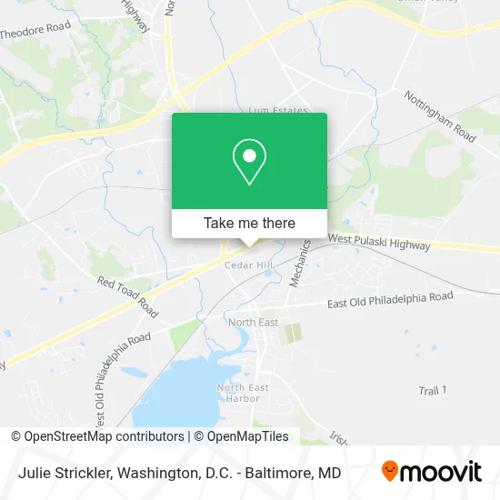 Julie Strickler map