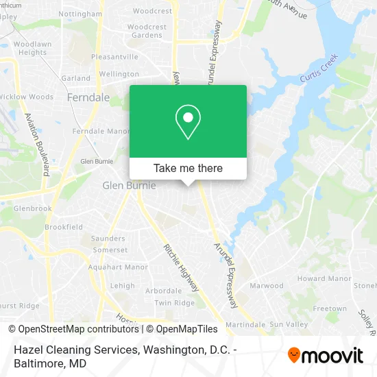 Hazel Cleaning Services map
