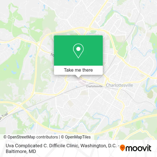 Uva Complicated C. Difficile Clinic map