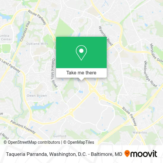 Taqueria Parranda map