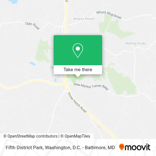 Fifth District Park map