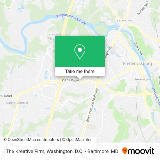 The Kreative Firm map