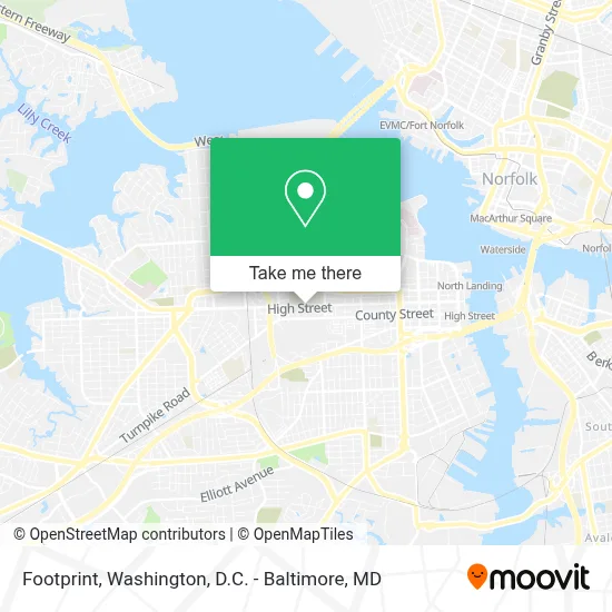 Footprint map