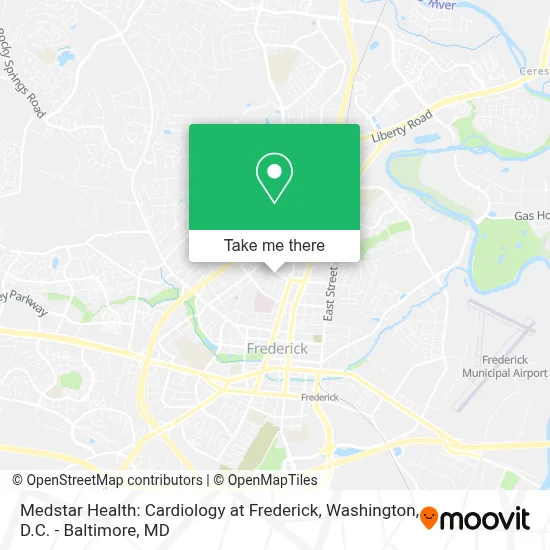 Medstar Health: Cardiology at Frederick map