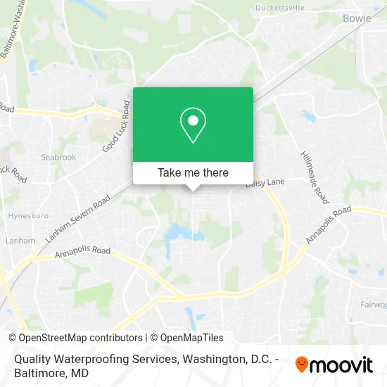 Quality Waterproofing Services map