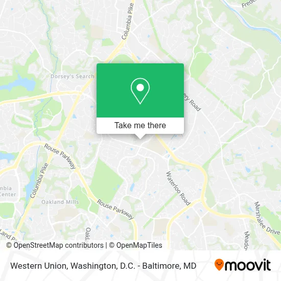 Western Union map