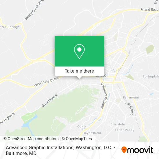 Advanced Graphic Installations map