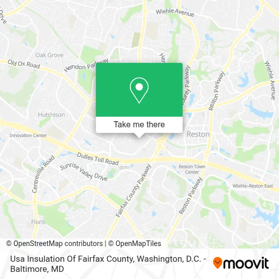 Usa Insulation Of Fairfax County map