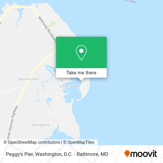 Peggy's Pier map