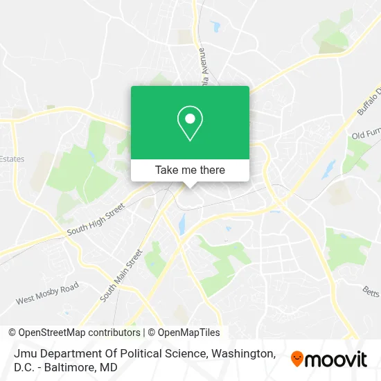 Jmu Department Of Political Science map