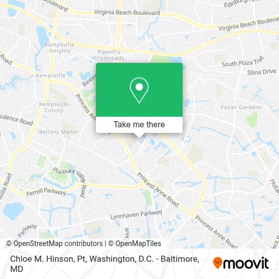 Chloe M. Hinson, Pt map