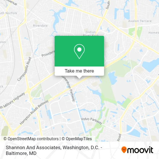 Shannon And Associates map