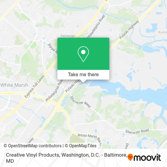 Creative Vinyl Products map