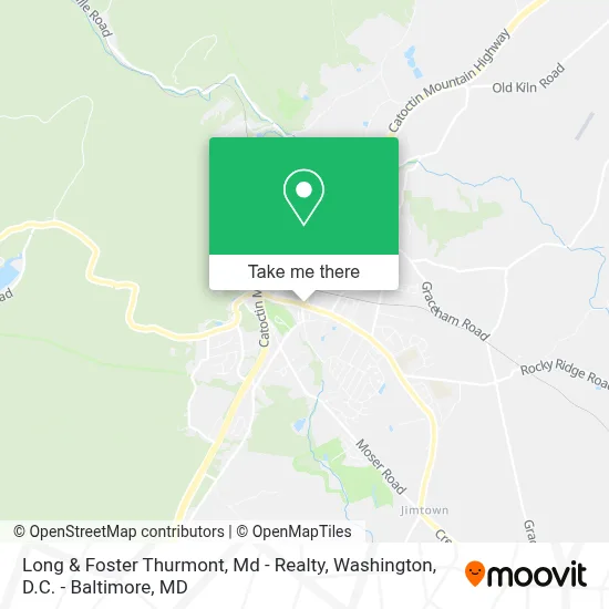 Long & Foster Thurmont, Md - Realty map