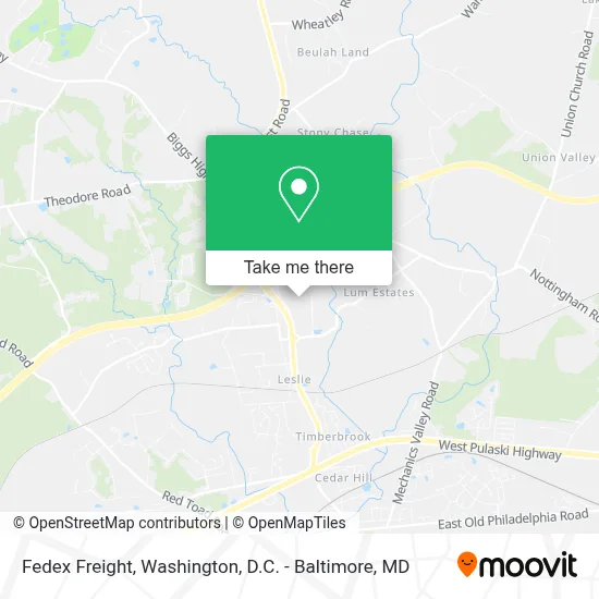 Fedex Freight map