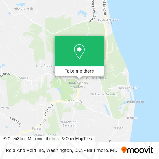 Reid And Reid Inc map