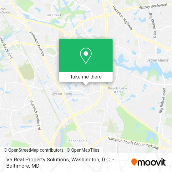 Va Real Property Solutions map