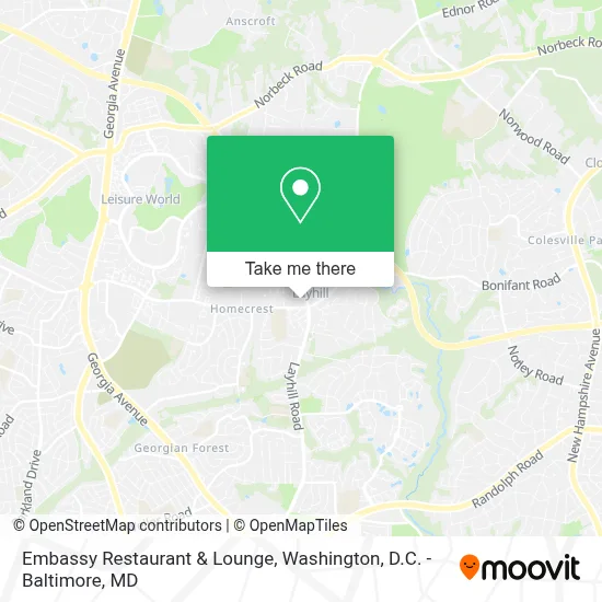 Embassy Restaurant & Lounge map