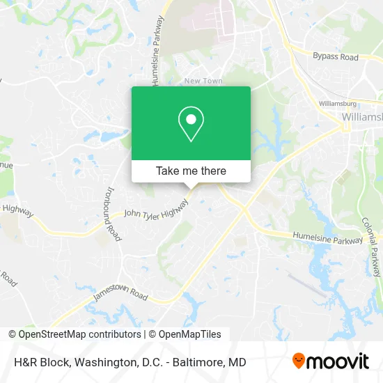 H&R Block map