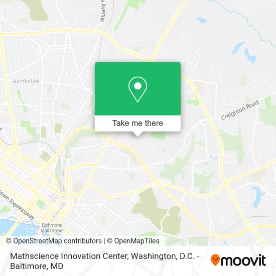 Mathscience Innovation Center map