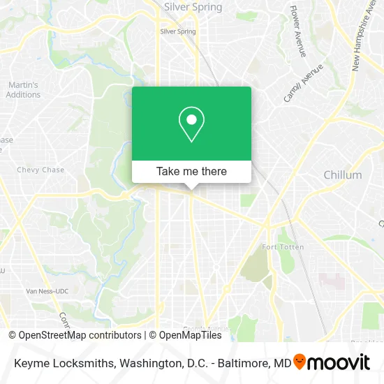 Keyme Locksmiths map