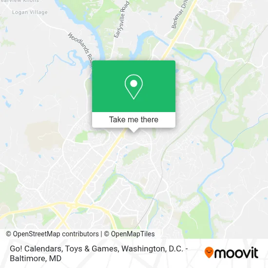 Go! Calendars, Toys & Games map