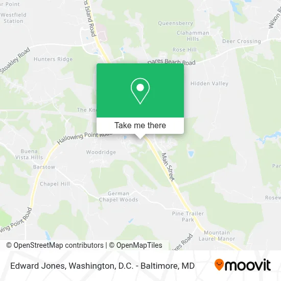 Edward Jones map