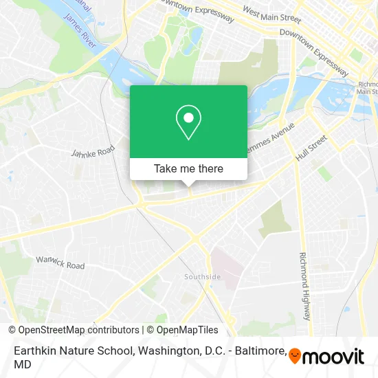 Earthkin Nature School map