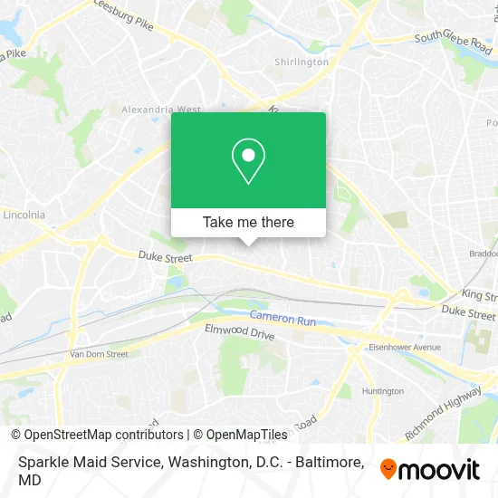 Sparkle Maid Service map