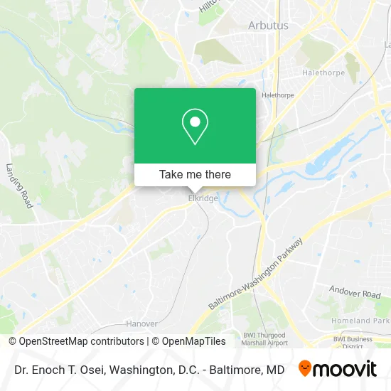 Dr. Enoch T. Osei map