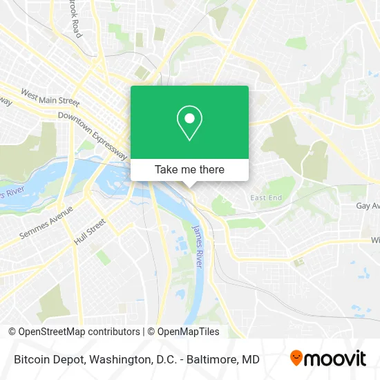 Bitcoin Depot map