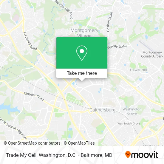 Trade My Cell map