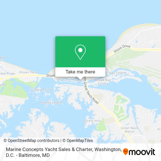 Marine Concepts Yacht Sales & Charter map