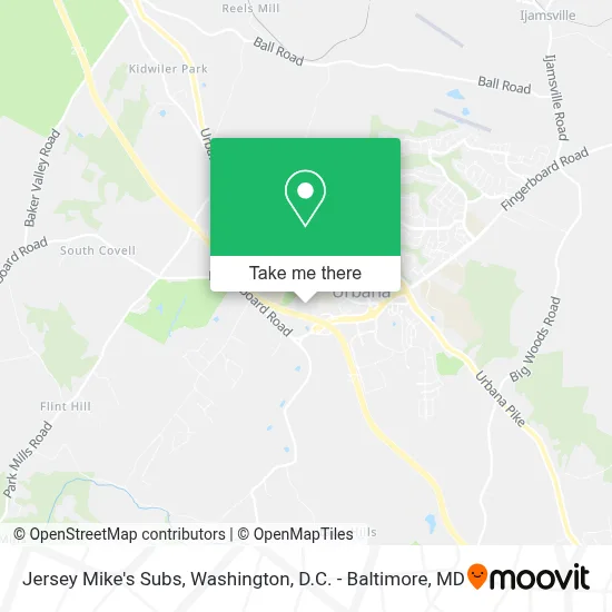 Jersey Mike's Subs map