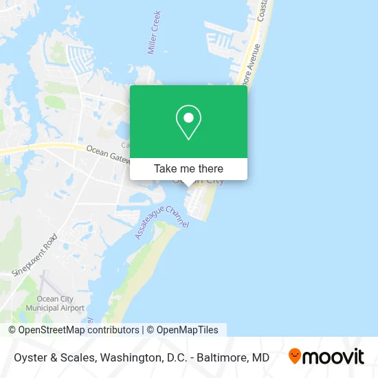 Oyster & Scales map